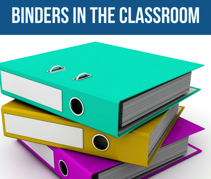 Fun Ways to Use Binders in the Classroom Love Teaching Kids