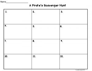 math scavenger hunt