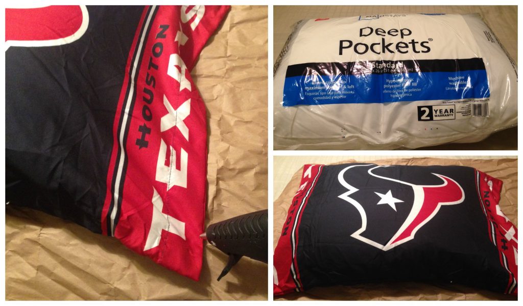 Classroom DIY- Texans Pillow