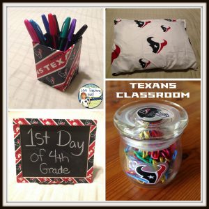 texans decor for the classroom