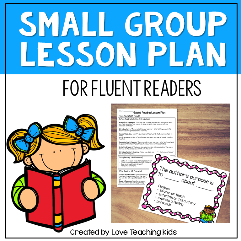 small group lesson plan
