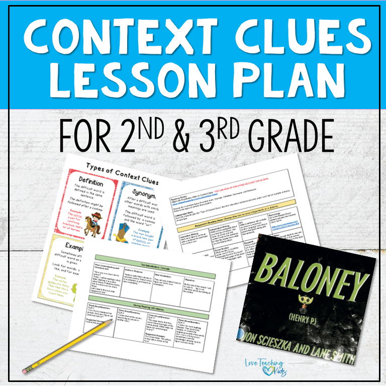 free context clues lesson plan