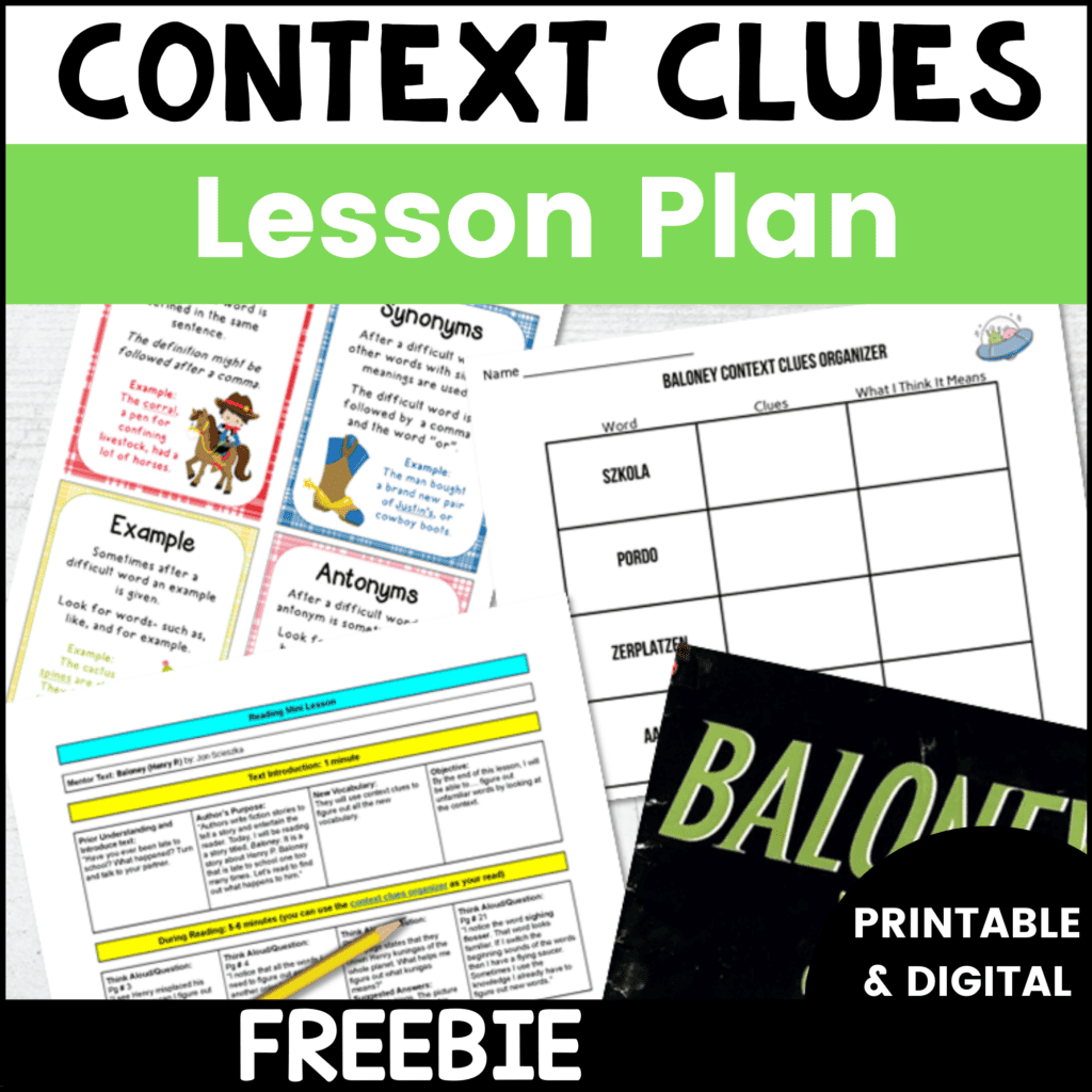 Free Context Clues Lesson